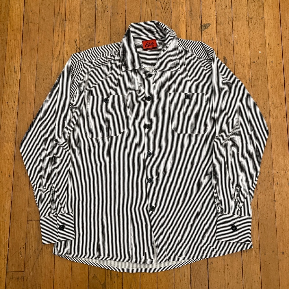 Clot Striped Button Up Shirt